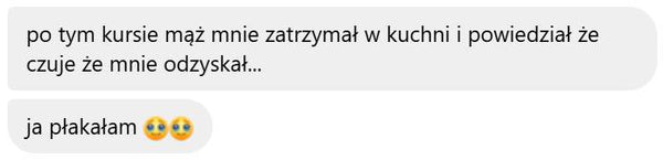 Opinia kursantki